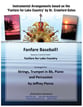 Fanfare Baseball! Orchestra sheet music cover